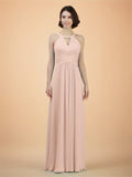 ALICEPUB Chiffon Bridesmaid Dresses Long Formal Dress For Women Party Sleeveless Plus Size