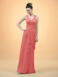 ALICEPUB V-Neck Bridesmaid Dresses Long Formal Party Dress For Women Plus Size