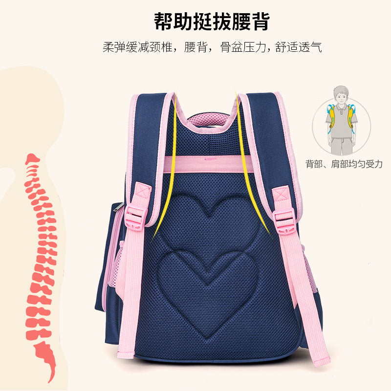 Beauco Sheep Children's Schoolbag Korean Style Burden-Reducing Reflective Hard Shell Backpack Primary School Student Schoolbag Grade 1 to Grade 3