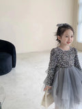 Kids Girl Dresses Girl's Dancewear Autumn Winter Girl Cosplay Costumes Handwork Luxurious Sequins Princess