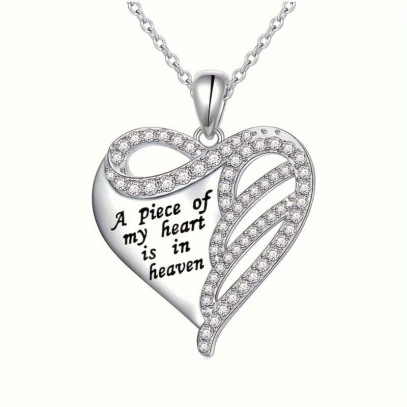 Fashion delicate and elegant love heart pendant necklace men women trend personalized jewelry Thanksgiving Christmas birthday gift commemorative gift