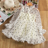 Girl's Dresses Cute Girls Dress Autumn Girl Dresses Fancy Flower Princess Dress Toddler Tutu Baby Kid Birthday Tulle Cloth Casual Wear 3 8Y