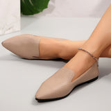 Elegant Ballet Flats - Ultra-Comfortable, Effortlessly Casual, Stylish Pointed Toe Shoes with Easy Slip-on Style - Designed Specifically for Women, Fashionably Elegant, Perfect for Work, Daily Wear, and Beyond