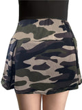 Solid Workout Skorts Skirts, Casual Bodycon Yoga Skirts For All Season, Women's Clothing