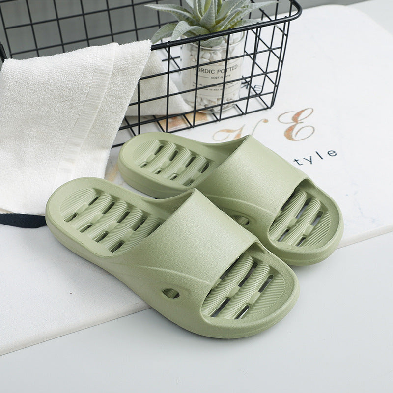 Dunnmall Tuochi Shoes Bathroom Slippers for Women Summer Interior Home Couple Hollow out Bath Non-Slip Mute Children's Slippers for Men