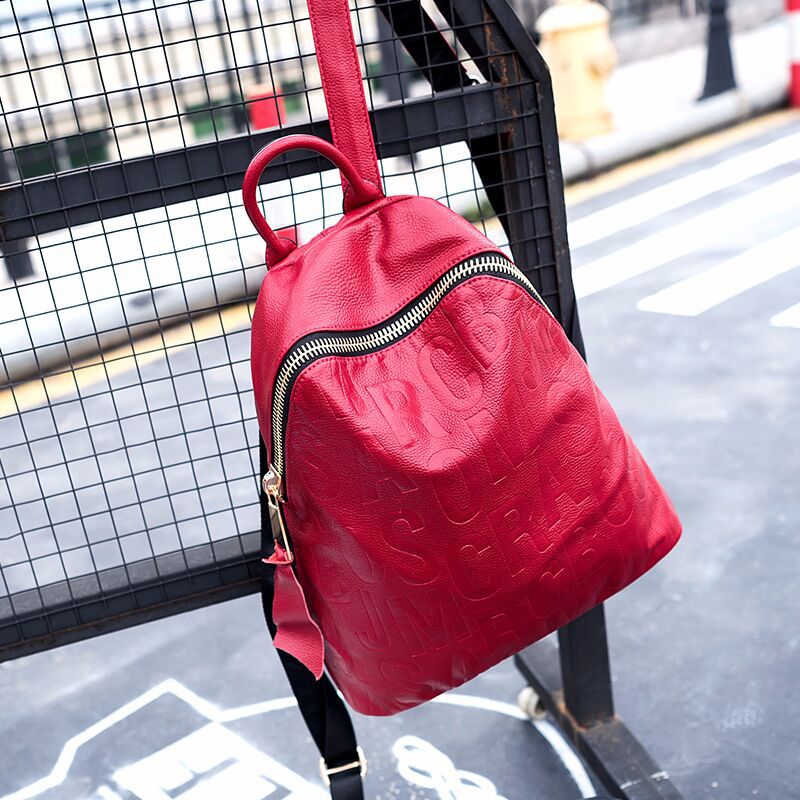 New Korean Style Trendy Backpack Genuine Leather Women's Bag First Layer Cowhide Casual Backpack One Piece Dropshipping