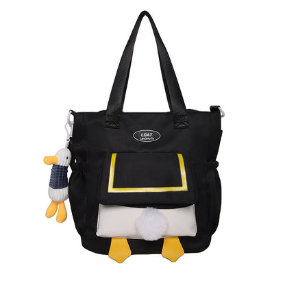 Spring New Junior High School the Campus of Middle School Cute Series Classic Duck Butt Fashion Design Student Backpack