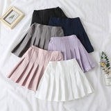 Chic Girls Black Pleated Mini Skirt with Integrated Safety Shorts - Summer School Uniform Essential for Parties