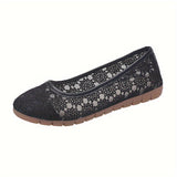 Stylish Womens Ballet Flats - Breathable, Elegant, and Comfortable Slip-On Shoes with Fabric Upper and Rubber Sole for Everyday Wear