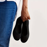 Cozy Round Toe Flats for Women - Soft Fabric, Slip-on Design, Solid Color, All-Season Comfort Shoes for Spring and Beyond