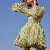 Dunnmall Vivid Summer Midi Dress