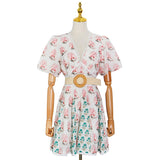 Dunnmall Floral Summer Mini Dress