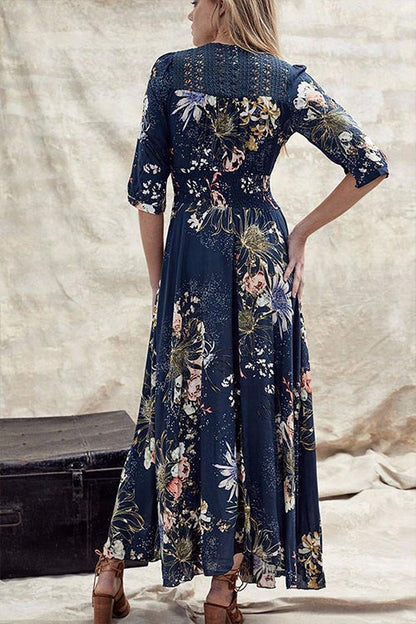 Dunnmall Take You There Print Maxi Dress