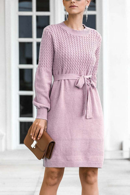 Dunnmall Winter Knit Sweater Dress