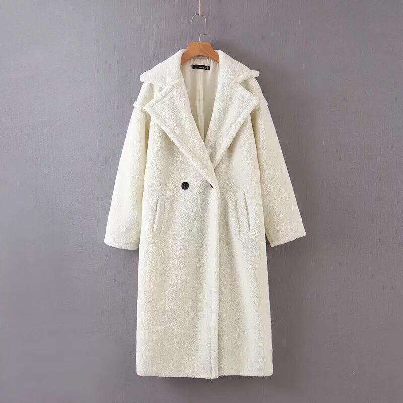 Dunnmall Lamb Wool Coat Plus Size（4 colors）