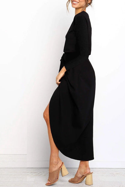 Dunnmall After Midnight Ankle Length Dress(Long)