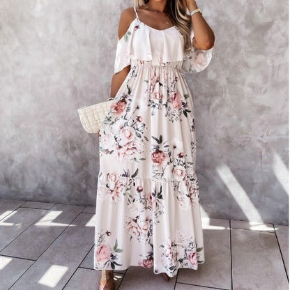 Dunnmall Gotta Floral Maxi Dress