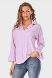Dunnmall Fashion Casual Loose Solid Color Shirt