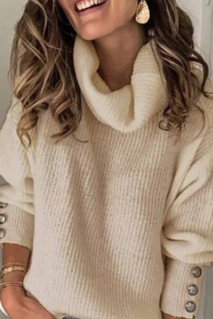 Dunnmall Turtleneck Knitted Sweater(4 Colors)